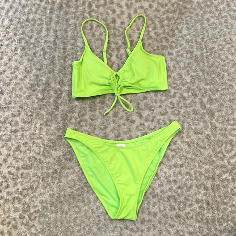 Bright Green Bikini